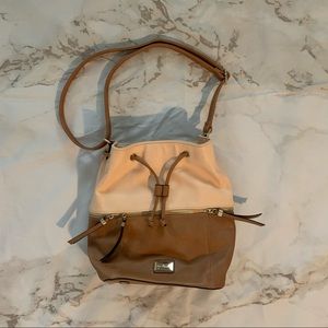 Brown Handbag with Adjustable Strap